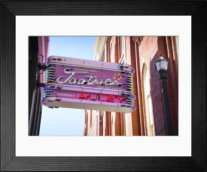 Framed Print : Nashville, Tennessee, Tootsies Orchid Lounge, Famous Country Music Bar, Broadway Framed Print : Nashville, Tennessee, Tootsies Orchid Lounge, Famous Country Music Bar, Broadway
