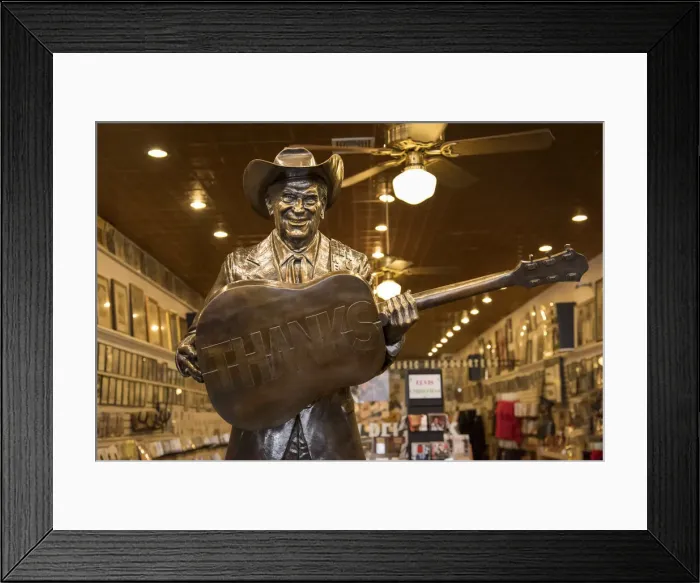 Framed Print : Nashville, Tennessee, Ernest Tubb Record Shop, Ernest Tubb Statue Framed Print : Nashville, Tennessee, Ernest Tubb Record Shop, Ernest Tubb Statue
