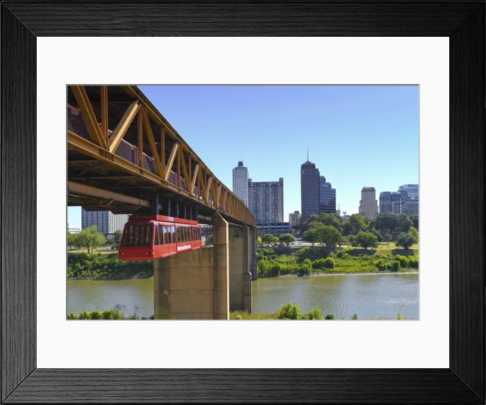 Framed Print : Memphis, Tennessee, Downtown, Memphis Suspension Railway, Mississippi River, Mud Island Framed Print : Memphis, Tennessee, Downtown, Memphis Suspension Railway, Mississippi River, Mud Island