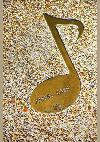 Memphis, Tennessee, Beale Street Brass Note Walk Of Fame, Johnny Cash