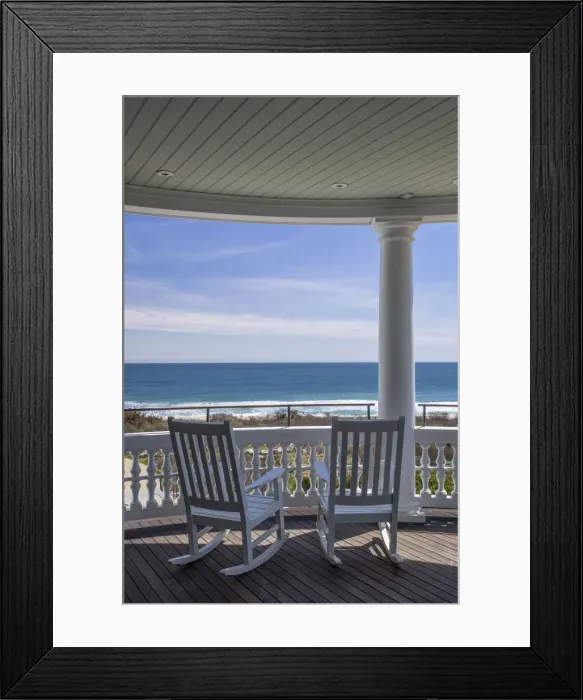 Framed Print : USA, Rhode Island, Watch Hill, Ocean House, luxury resort since 1868, porch Framed Print : USA, Rhode Island, Watch Hill, Ocean House, luxury resort since 1868, porch