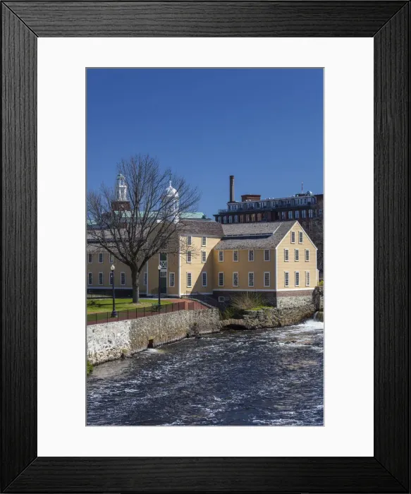 Framed Print : USA, Rhode Island, Pawtucket, Slater Mill Historic Site, first water-powered cotton Framed Print : USA, Rhode Island, Pawtucket, Slater Mill Historic Site, first water-powered cotton
