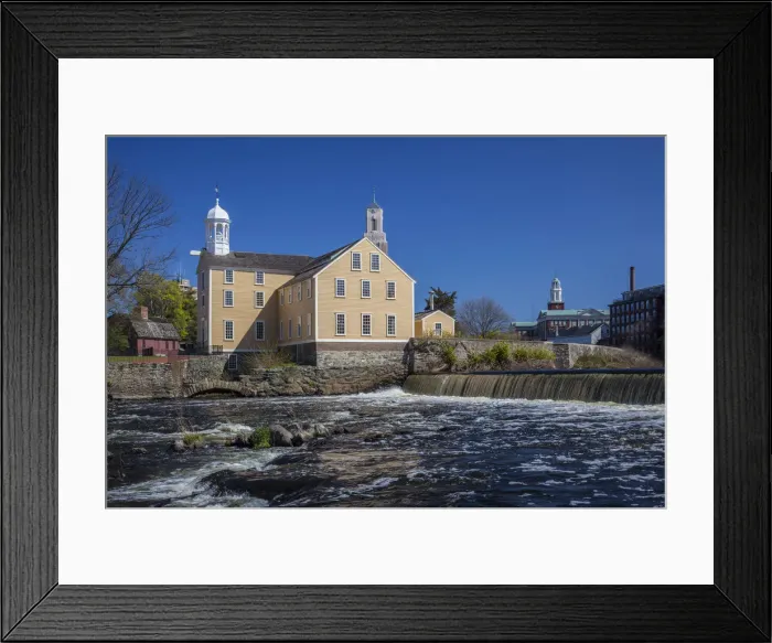 Framed Print : USA, Rhode Island, Pawtucket, Slater Mill Historic Site, first water-powered cotton Framed Print : USA, Rhode Island, Pawtucket, Slater Mill Historic Site, first water-powered cotton