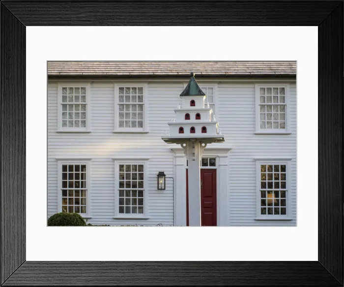 Framed Print : USA, Connecticut, Essex, birdhouse Framed Print : USA, Connecticut, Essex, birdhouse