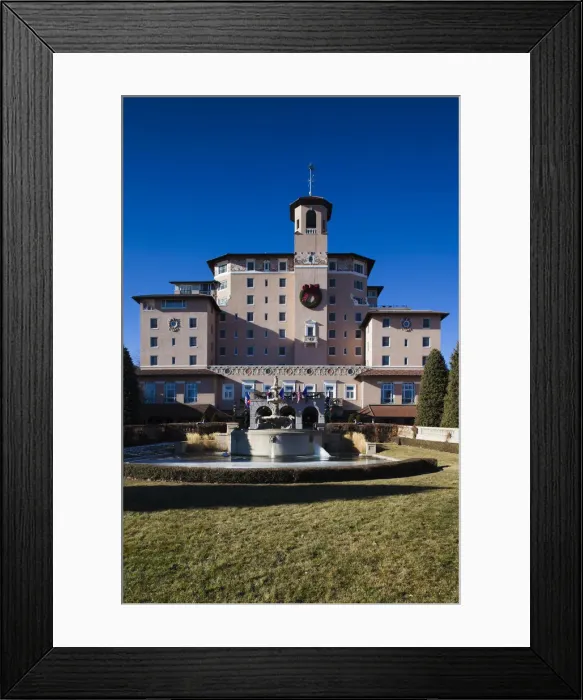 Framed Print : USA, Colorado, Colorado Springs, Broadmoor Hotel, exterior, morning