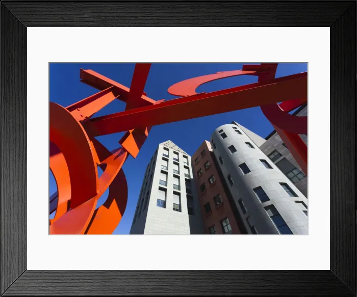 Framed Print : USA, Colorado, Denver, Lao Tzu, sculpture by Mark di Suvero, outside the Denver Public Framed Print : USA, Colorado, Denver, Lao Tzu, sculpture by Mark di Suvero, outside the Denver Public