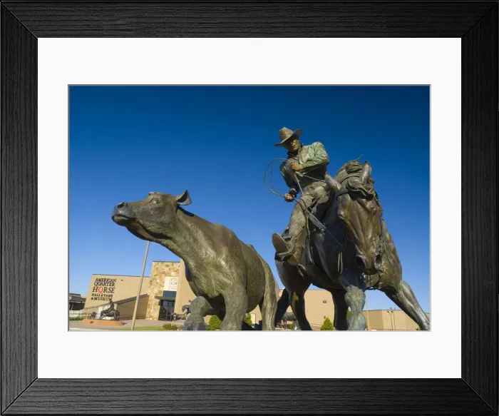 Framed Print : USA, Texas, Amarillo, American Quarter, Horse Hall of Fame and Museum Framed Print : USA, Texas, Amarillo, American Quarter, Horse Hall of Fame and Museum