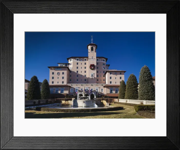 Framed Print : USA, Colorado, Colorado Springs, Broadmoor Hotel, exterior, morning Framed Print : USA, Colorado, Colorado Springs, Broadmoor Hotel, exterior, morning