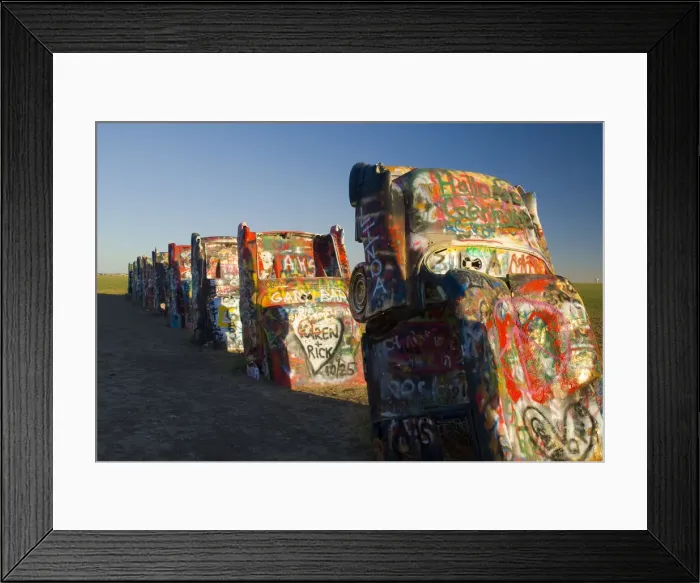 Framed Print : USA, Texas, Amarillo, Route 66, Cadillac Ranch Framed Print : USA, Texas, Amarillo, Route 66, Cadillac Ranch