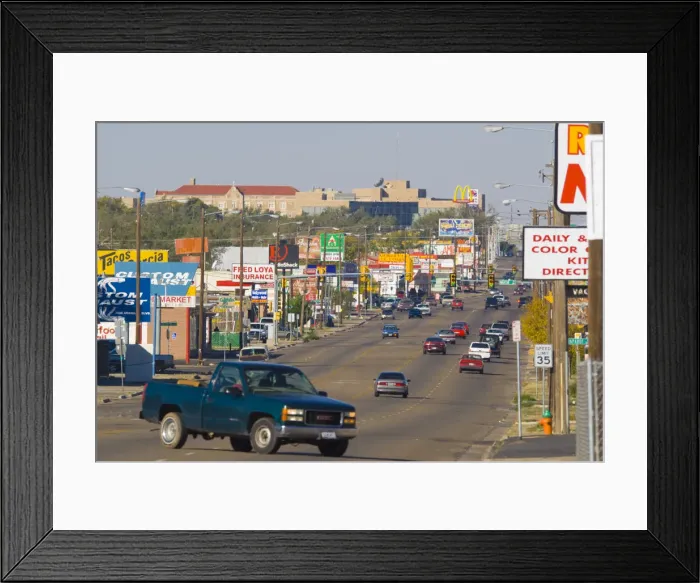Framed Print : USA, Texas, Amarillo, Route 66 Framed Print : USA, Texas, Amarillo, Route 66