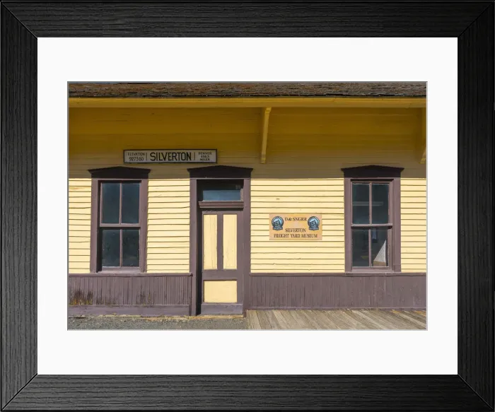 Framed Print : USA, Colorado, Silverton, Railway Station for Durango and Silverton Narrow Gauge Railroad Framed Print : USA, Colorado, Silverton, Railway Station for Durango and Silverton Narrow Gauge Railroad