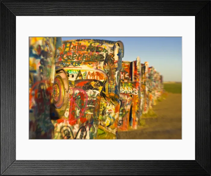 Framed Print : USA, Texas, Amarillo, Route 66, Cadillac Ranch Framed Print : USA, Texas, Amarillo, Route 66, Cadillac Ranch