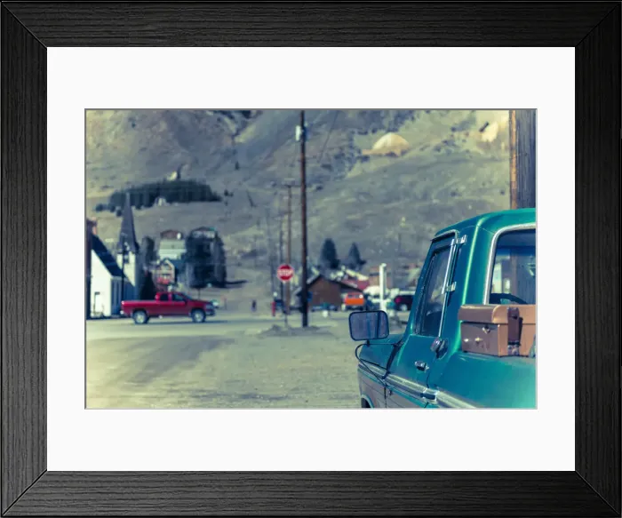 Framed Print : USA, Colorado, Silverton, pick-up trucks Framed Print : USA, Colorado, Silverton, pick-up trucks