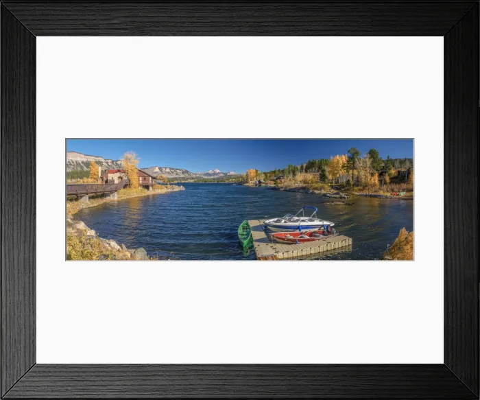 Framed Print : USA, Colorado, Animas River Valley north of Durango, Elektra Lake Framed Print : USA, Colorado, Animas River Valley north of Durango, Elektra Lake
