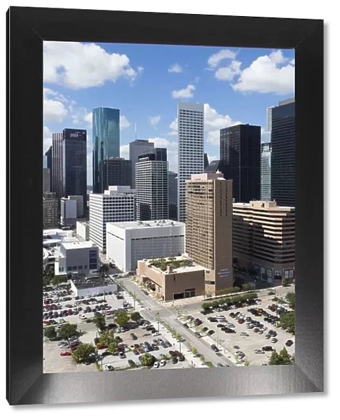 Downtown City Skyline, Houston, Texas, USA
