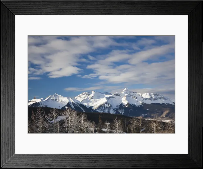 Framed Print : USA, Colorado, Telluride, morning view of the San Miguel Mountains Framed Print : USA, Colorado, Telluride, morning view of the San Miguel Mountains