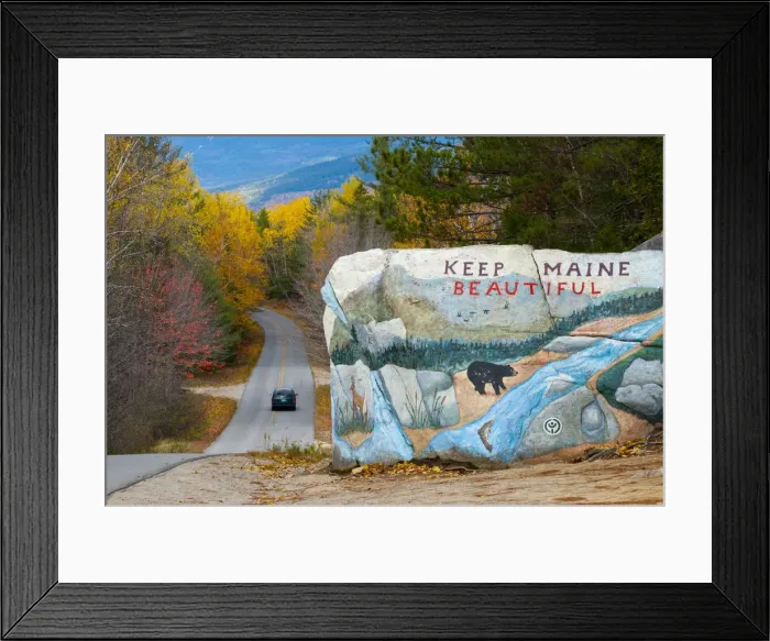 Framed Print : USA, Maine, Baxter State Park