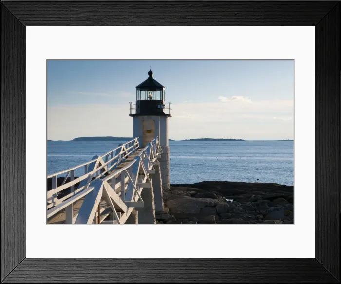 Framed Print : USA, Maine, Port Clyde, Marshall Point Lighthouse Framed Print : USA, Maine, Port Clyde, Marshall Point Lighthouse