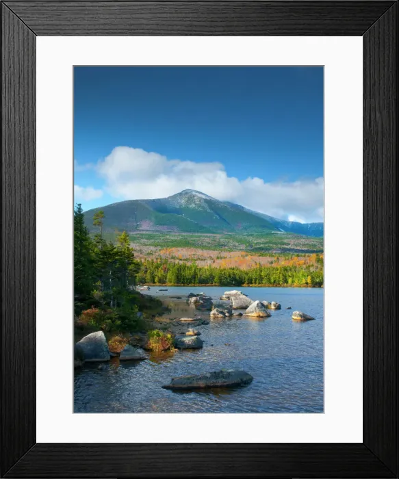Framed Print : USA, Maine, Baxter State Park, Sandy Stream Pond