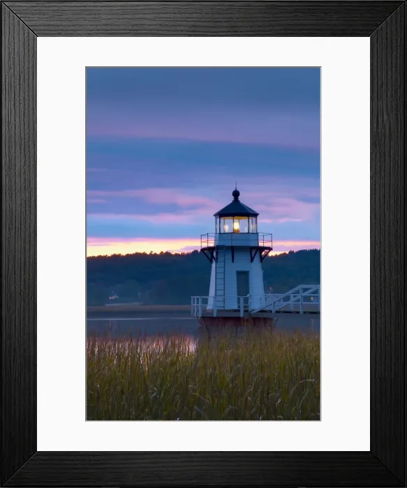 Framed Print : USA, Maine, Doubling Point Lighthouse Framed Print : USA, Maine, Doubling Point Lighthouse