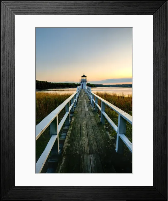 Framed Print : USA, Maine, Doubling Point Lighthouse Framed Print : USA, Maine, Doubling Point Lighthouse