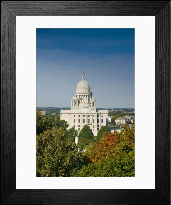 Framed Print : USA, Rhode Island, Providence, State Capitol Framed Print : USA, Rhode Island, Providence, State Capitol