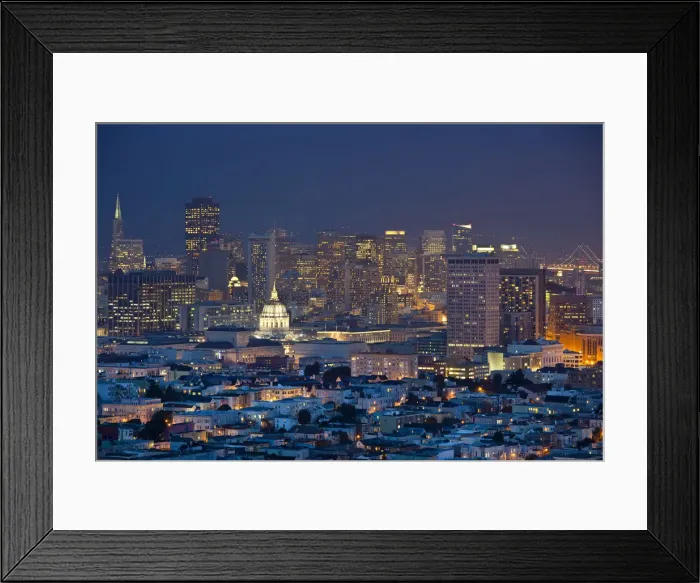 Framed Print : USA, California, San Francisco, Downtown Framed Print : USA, California, San Francisco, Downtown