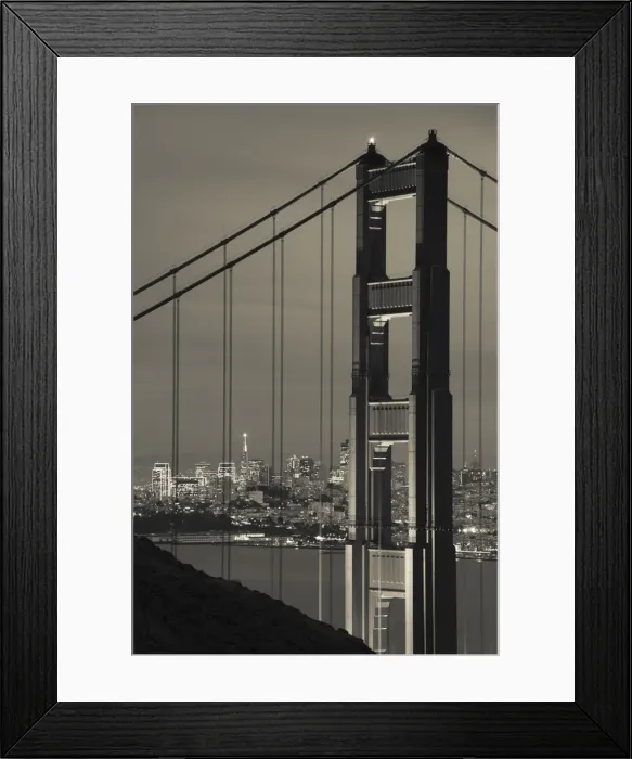 Framed Print : USA, California, San Francisco, Golden Gate National Recreation Area, Golden Gate Bridge
