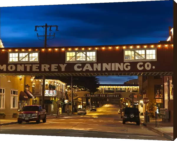 USA, California, Central Coast, Monterey, Cannery Row area, dawn