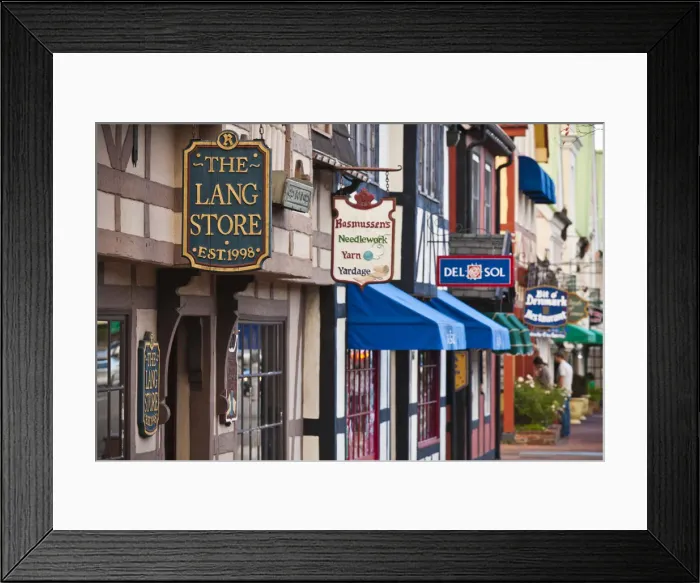 Framed Print : USA, California, Southern California, Solvang, Danish Heritage town