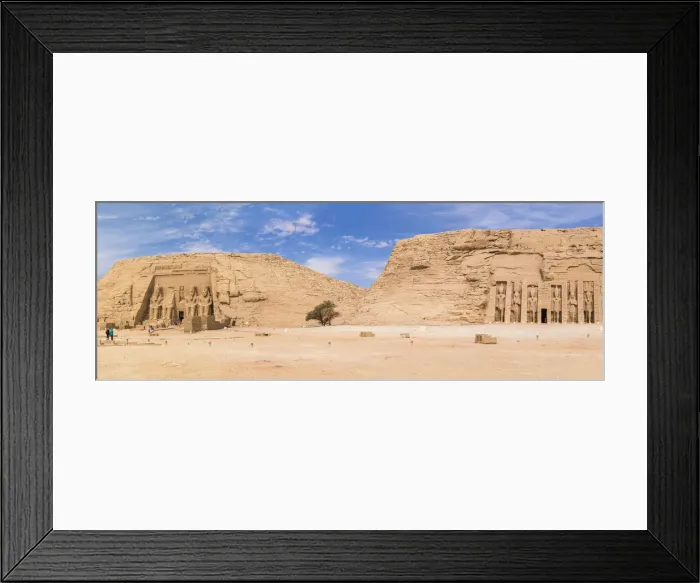 Framed Print : Egypt, Abu Simbel, The Great Temple and The small temple - known as Temple of Hathor Framed Print : Egypt, Abu Simbel, The Great Temple and The small temple - known as Temple of Hathor