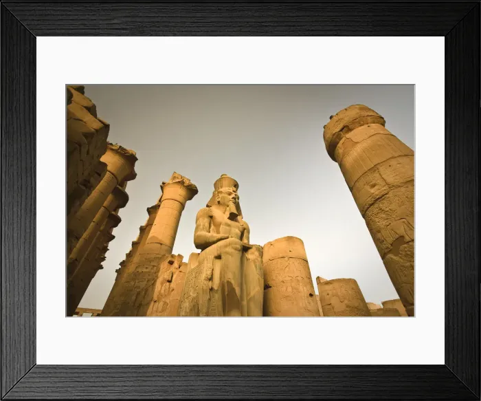 Framed Print : Egypt, Luxor, Luxor Temple Framed Print : Egypt, Luxor, Luxor Temple