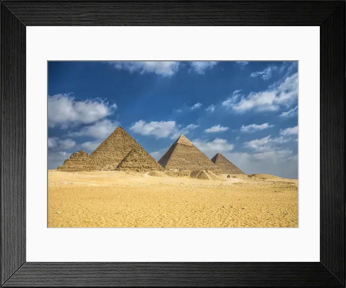 Framed Print : Pyramids of Giza, Giza, Cairo, Egypt Framed Print : Pyramids of Giza, Giza, Cairo, Egypt