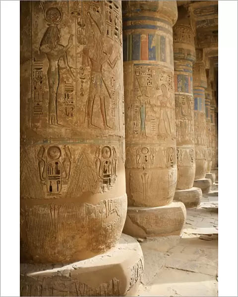 Egypt, Luxor, West Bank, Medinat Habu Temple