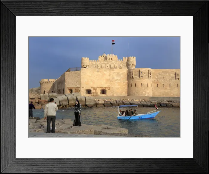 Framed Print : Citadel of Qaitbay, Alexandria, Egypt Framed Print : Citadel of Qaitbay, Alexandria, Egypt