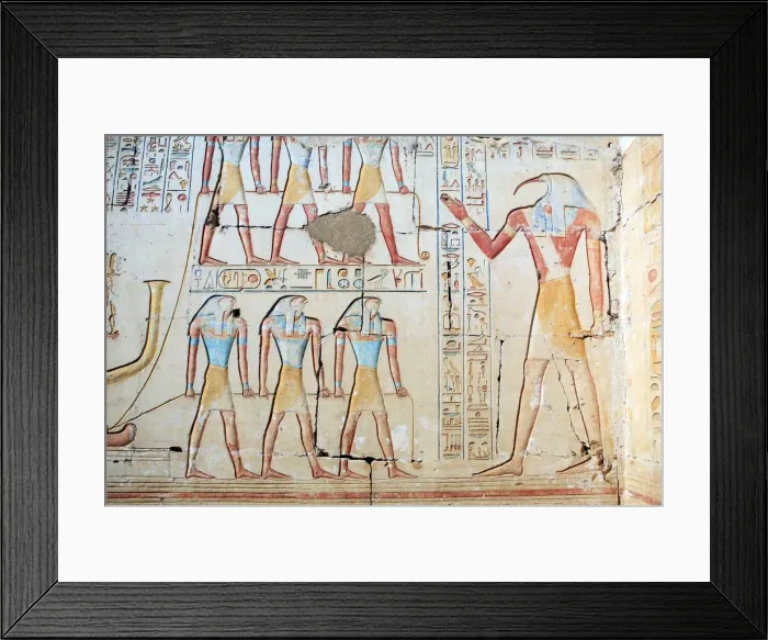 Framed Print : Ramesses II temple (13th century BC), Abydos, Egypt Framed Print : Ramesses II temple (13th century BC), Abydos, Egypt