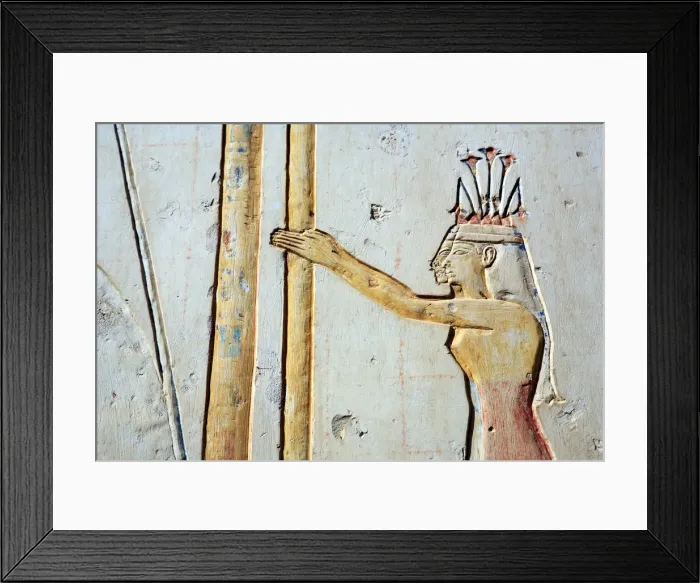 Framed Print : Ramesses II temple (13th century BC), Abydos, Egypt Framed Print : Ramesses II temple (13th century BC), Abydos, Egypt