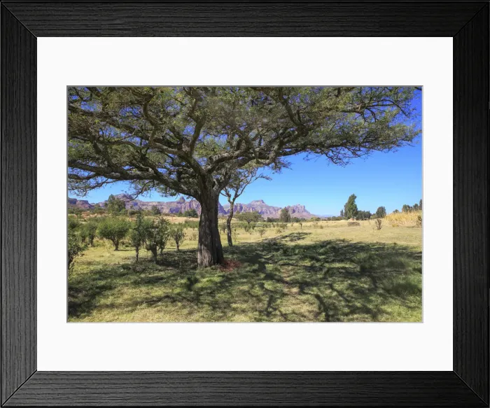 Framed Print : Gheralta mountains, Degum village, Tigray region, Ethiopia