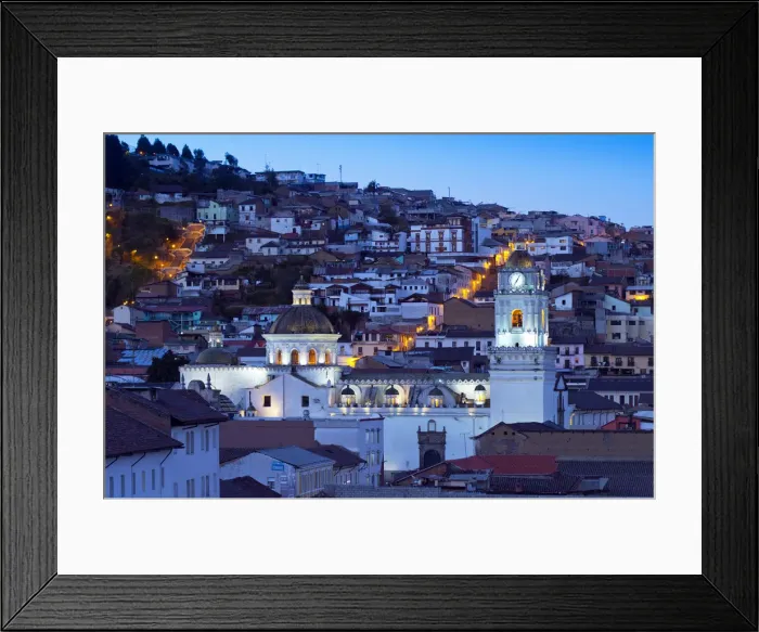 Framed Print : Iglesia La Merced, Highest Church Tower In The Old Town, Moorish Design, Centro Historico Framed Print : Iglesia La Merced, Highest Church Tower In The Old Town, Moorish Design, Centro Historico