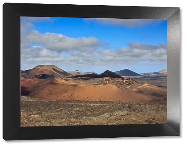 Spain, Canary Islands, Lanzarote, Timanfaya National Park, Volcanic Craters