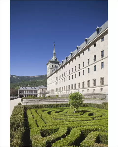 Spain, Madrid Region, San Lorenzo de El Escorial, El Escorial Royal Monastery and Palace