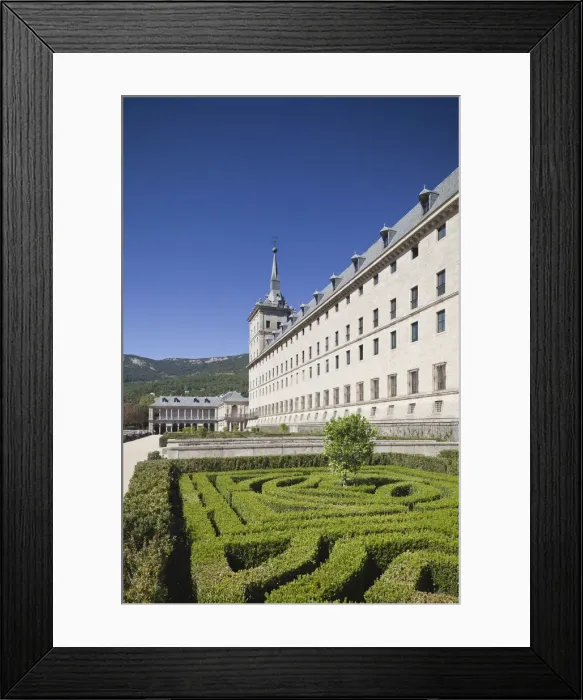 Framed Print : Spain, Madrid Region, San Lorenzo de El Escorial, El Escorial Royal Monastery and Palace Framed Print : Spain, Madrid Region, San Lorenzo de El Escorial, El Escorial Royal Monastery and Palace