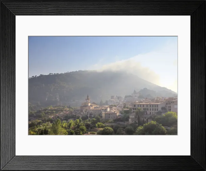 Framed Print : Spain, Balearic Islands, Mallorca, Valldemossa Mountain Village Framed Print : Spain, Balearic Islands, Mallorca, Valldemossa Mountain Village