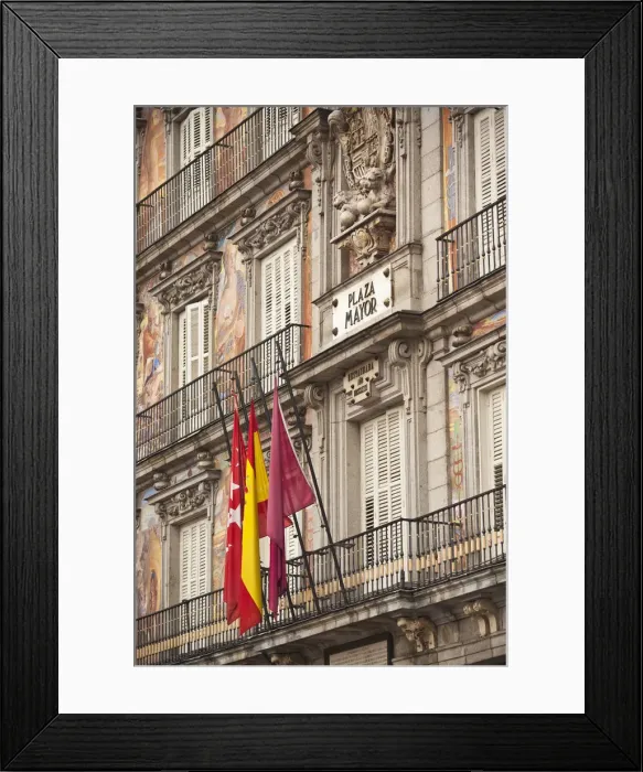 Framed Print : Spain, Madrid, Centro Area, Plaza Mayor Framed Print : Spain, Madrid, Centro Area, Plaza Mayor