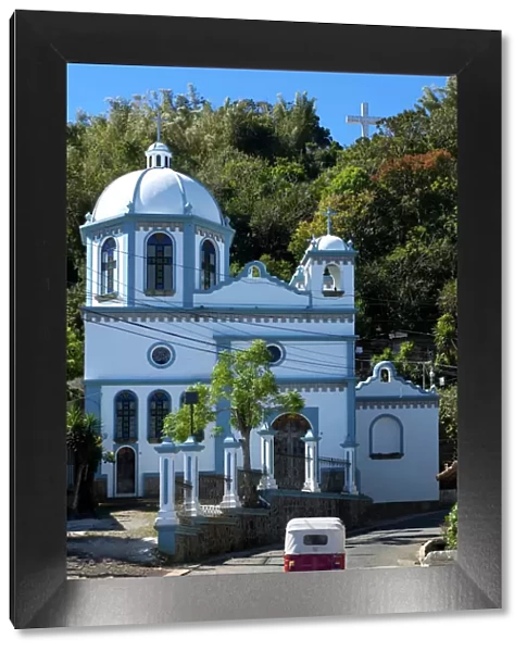 Ataco, El Salvador, Iglesia El Calvario, Three-Wheeled Taxi, Department Of Ahuachapan