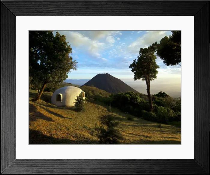 Framed Print : El Salvador, Cerro Verde National Park, Volcano National Park, Izalco Volcano, Once