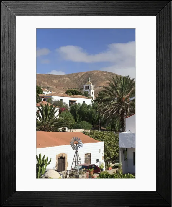 Framed Print : Spain, Canary Islands, Fuerteventura, Historic Betancuria town Framed Print : Spain, Canary Islands, Fuerteventura, Historic Betancuria town