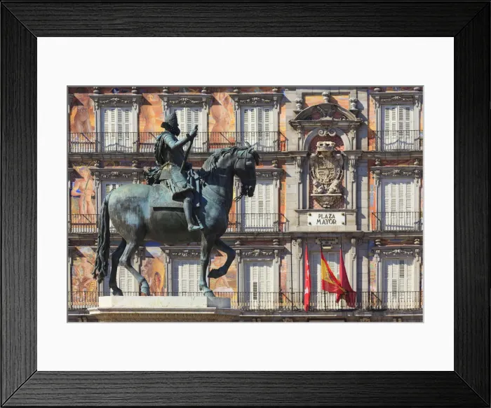 Framed Print : Spain, Madrid, Plaza Mayor Framed Print : Spain, Madrid, Plaza Mayor