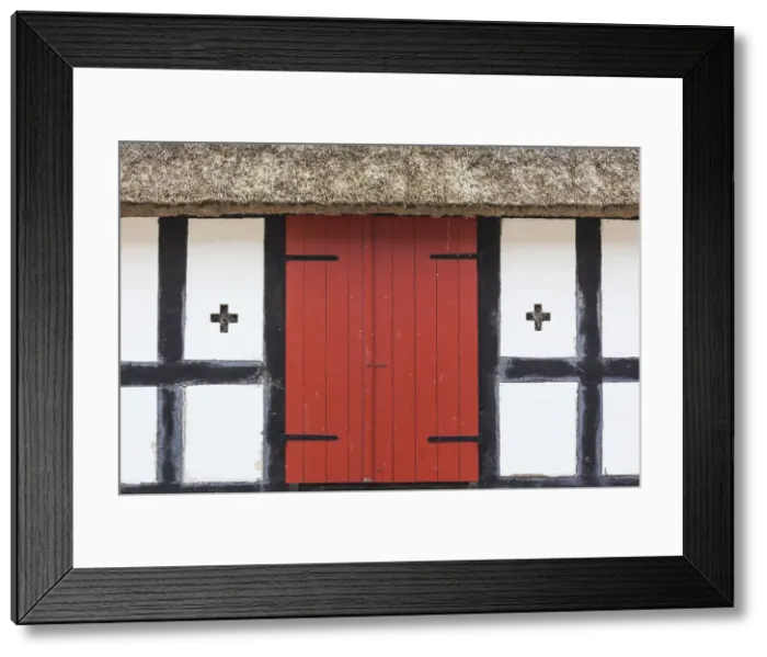 Framed Print : Denmark, Funen, Egeskov, buildings on the castle grounds Framed Print : Denmark, Funen, Egeskov, buildings on the castle grounds