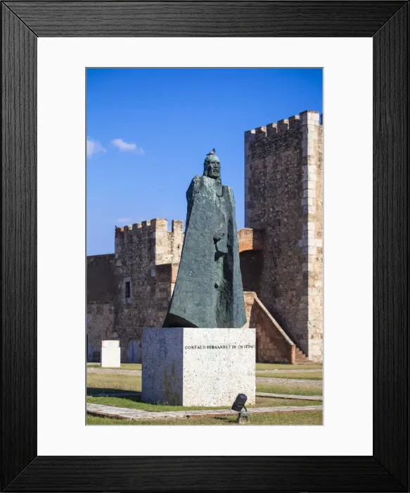 Framed Print : Dominican Republic, Santa Domingo, Colonial zone, Fortaleza Ozama, now the site of Framed Print : Dominican Republic, Santa Domingo, Colonial zone, Fortaleza Ozama, now the site of
